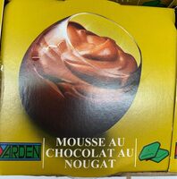 Mousse au chocolat au nougat