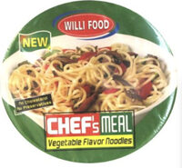 Vegetable flavour noodles