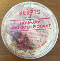 Houmous Abu-Gosh Sauce Piquante