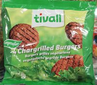 Tivall Vegetarian 4 Chargrilled Burgers