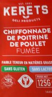 Chiffonade de poitrine de poulet fumée