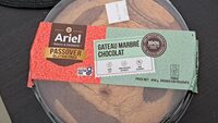 Gâteau marbré chocolat