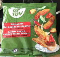 Batonnet de poulet au sesame