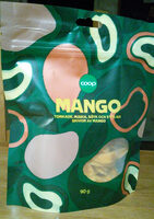 Mango, torkade skivor