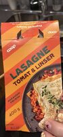 Lasagne - Tomat och Linser