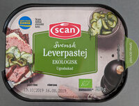 Svensk Leverpastej Ekologisk Ugnsbakad