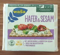 Hafer und Sesam Knäckebrot