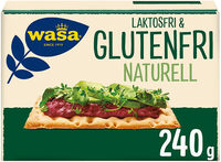 Laktosfri & Glutenfri Naturella Knäckebröd