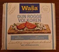 Dun rogge volkoren knäckebröd