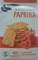 Delicate Crackers Paprika