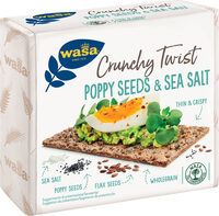Poppy seed & sea salt 245g