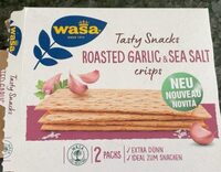 Tasty Snacks Roasted Garlic & Sea Salt crisps