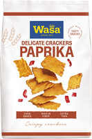 Delicate crackers paprika 150g