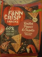 Finn Crisp Snacks Roasted Peppers and Chipotle