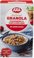 Axa Granola Jordbær & Solsikkekjerner 400g