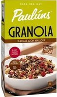 Granola Kakao Och Hallon