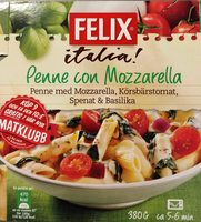 Penne con Mozzarella