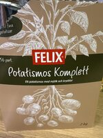 Potatismos Komplett Tillagat På Vatten