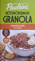Nötsmörsbakad Granola - Jordnötssmör & Kakao