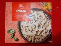 Pasta med krämig ost- & skinksås