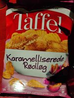 Taffel Chips m. karamelliserede rødløg
