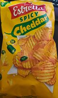 Spicy Cheddar potato chips