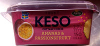 KESO Cottage Cheese Frukt Ananas & Passionsfrukt