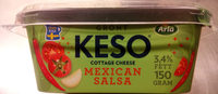 KESO Cottage Cheese Grönt Mexican Salsa