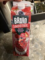 Bravo Smoothie Hallon, jordgubb & blåbär