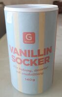 Vanillin socker
