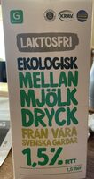 Laktosfri Ekologisk Mellanmjölkdryck