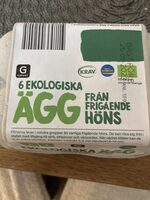 Ekologiska ägg från frigående höns