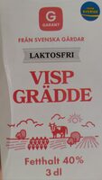 Vispgrädde 40% Laktosfri