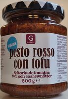 Pesto rosso con tofu
