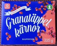 Granatäppelkärnor (djupfrysta)