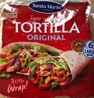 Santa Maria Tortilla wraps original 6x large