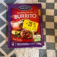 Seasoning mix for burrito