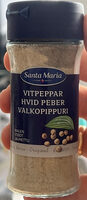 Hvit pepper (malt)