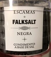 Escamas de sal negra