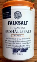 Finkornigt hushållssalt med jod