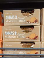 Thins galletas almond