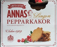 Pepparkakor puolukkapiparkakkuja