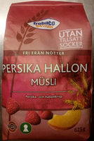 Frebaco Kvarn Persika Hallon Müsli