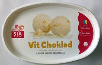 Sia Glass - Vit choklad