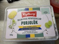 Delikatess potatissalad, purjolök