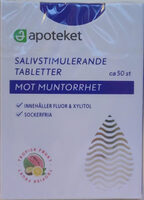 Salivstimulerande tabletter. Tropisk frukt.