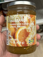 VAGGSÅNG Orange and Elderflower Spread, Organic