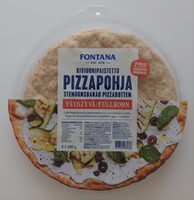 Kiviuunipaistettu pizzapohja täysjyvä