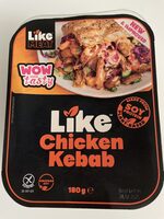 Vegan soy pieces, kebab marinated