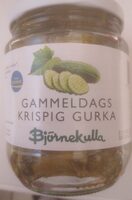 Gammeldags krispig Gurka